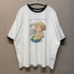 kellogg'sケロッグ ヴィンテージプリント Tシャツ カットソーリンガーT