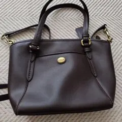 COACH ブラウン トートバッグ