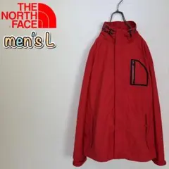 ノースフェイス HYVENT ナイロンジャケット 薄手 レッド メンズL