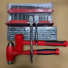 スナップオン 14.4V 3点+ソケットセット ※ラチェットは数回使用品 