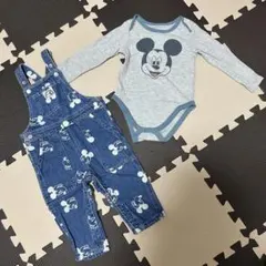 Disney baby 、H&M ミッキーマウスロンパースセット 24M