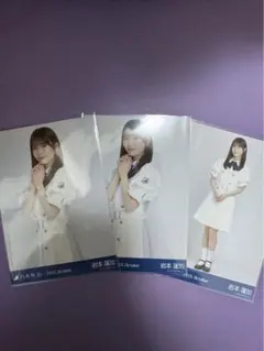 乃木坂46 岩本蓮加 39th 制服 生写真 セミコンプ 3枚セット！