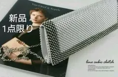 新品1点限り【２WAY】メタル イブニング ショルダー クラッチバッグ チェーン