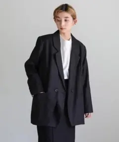 select MOCA レイヤード風テーラードジャケット ブラック 黒