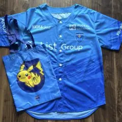 未使用品☆横浜FC 応援ユニフォームとポケモン　トートバッグセット