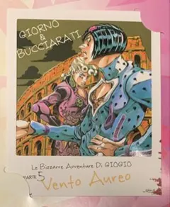 ☆ ジョジョ　ジョジョの奇妙な冒険　フォトカードBOOK　ブチャラティ　ジョルノ