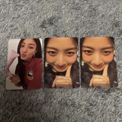 【3枚セット】　TWICE ジヒョ　strategy 封入　トレカ