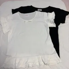 カネコイサオ　ワンダフルワールド　黒白Tシャツ ２枚セットのサムネイル