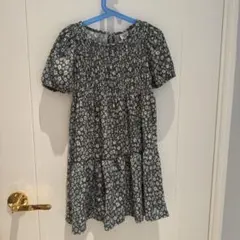ZARAキッズ　花柄 半袖ワンピース 6