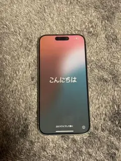 【ジャンク】iPhone15 Pro 256GB ホワイト　 一部動作不良
