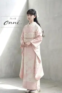 フルセット】薄ピンク色 訪問着 金彩加工 - メルカリ