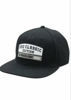 ストレートバイザーキャップ NCE コンセプトロゴ BLK 千葉ロッテマリーンズ