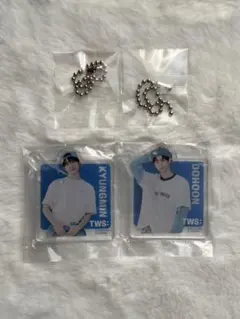 TWS アクリルチャーム　ガチャガチャ　ドフン　ギョンミンセット