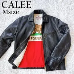【JACK商品】calee レザージャケット CALEE】CHROME LEATHER SWING TOP JACKET〈Lining of snake
