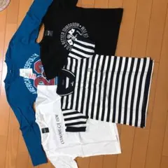 お値下げ⭐︎COMME CA ISM Tシャツ120.130新品 4枚セット
