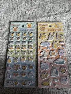 ポケモン ステッカー ぷっくり2シートセット