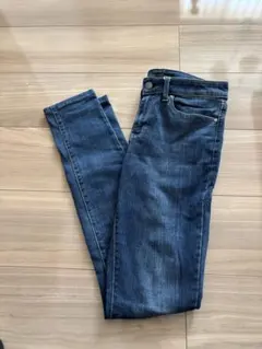 【美品】25インチ　63cm ユニクロジーンズ　ブルー　UNIQLO