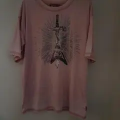 DIESEL オーバーサイズTシャツ ピンクs希少