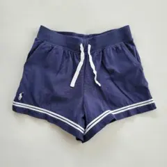 【美品】ポロラルフローレン　ショートパンツ　M (140,150cm)　ネイビー