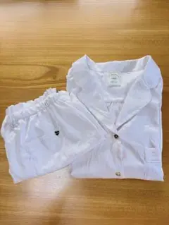 ジェラピケ　ハートサテンパジャマセット