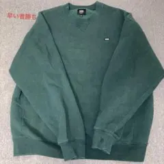 VANS グリーン スウェット XL 値下げしました