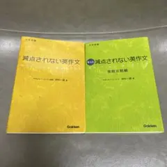 減点されない英作文 2冊セット 大学受験 参考書のサムネイル