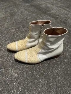 maison martin margiela 本人期 エンジニアブーツ パイソンのサムネイル
