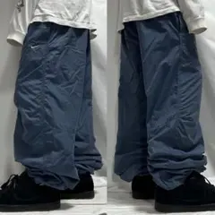 00s NIKE ナイロン トラックパンツ ドローコード Tech シャーリング