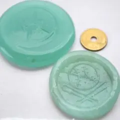 石けり 野球ボールとバット 4色セット レトロ 気泡 昭和 石蹴り /SN