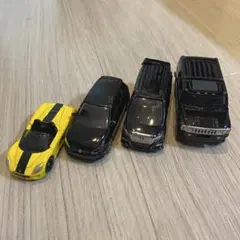 トミカ　4台セット （ハマー・アルファード・ゴルフ・ZZ）