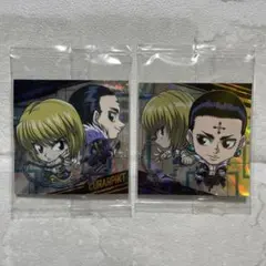 HUNTER×HUNTERウエハースシール2枚 クラピカ&クロロ