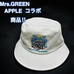 【美品】ディズニーバケットハットミッキーMRS. GREENAPPLEコラボ
