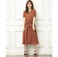 半額以下‼️INGNI(イング)開襟花柄ガウン