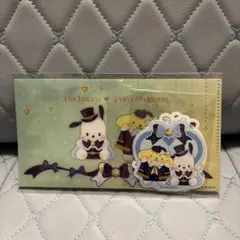 Happyくじ H賞 ミニケース付きステッカーSET ポチャッコ ポムポムプリン