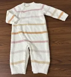 美品　ジェラートピケ　ロンパース もこもこ　80-90
