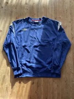 【希少】90〜00s UMBRO アンブロ 刺繍ロゴスウェット