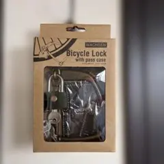新品 WACHSEN Bicycle Lock with pass caseのサムネイル