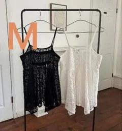 【タグ付新品】しまむら laumeomi 起毛レースキャミソール