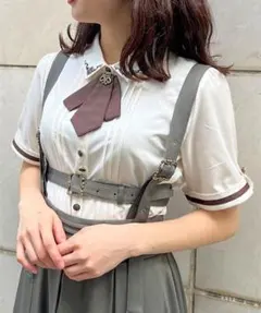 axes femme スカート　ブラウス　ケープ　3点セット