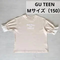 Mサイズ 150 レース袖 Tシャツ ベージュGU TEENのサムネイル