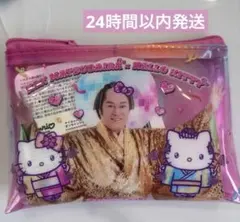 新品　ハローキティ　マツケンサンバ クリアフラットポーチ　キティ　ダニエル