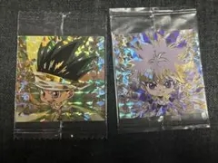 ハンターハンター　ウエハース　シール　ゴン　キルア　シークレット