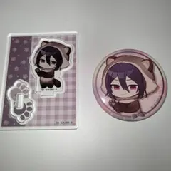 文スト 東武動物公園 アクスタ 缶バッジ フョードル