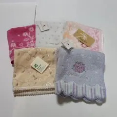 タオルハンカチ　5枚セット