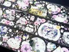 切売 671★ 海外 マスキングテープ マステ PET 装飾 おばけ 贝壳光