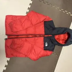 THE NORTH FACE ダウンコート 160 赤黒