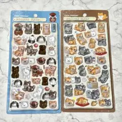 【正規品】和柄 ボンボンドロップシール 日本犬 柴犬 2種セット