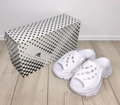24.5cm 新品 adidas × ステラマッカートニー 厚底サンダル 白