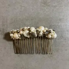 ヘアコーム パール＆クリスタル