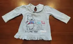プーさん★長袖Tシャツ　81-86cm